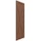 Ekena Millwork True Fit PVC Single X-Board Farmhouse Fixed Mount Shutters, Burnt Toffee, 18W x 44H, PR TFP001FH18X044BT - alternate 10