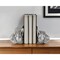 Homeroots Set of Two 6" Silver Metal Dog Decorative Bookends, 2PK 392137 - alternate 7