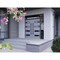 Vdomdoors Front Exterior Prehung Aluminum Double Doors Ronex0131 Grey Mirrored Clear Glass 1 Sidelight and RONEX0131DEXD-GRE-W72+16xH80+12-RH-O - alternate 3