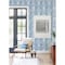 A-Street Prints Pavord Blue Floral Shibori Wallpaper 4122-27013 - alternate 3