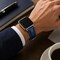 Elegani Lizard-Embossed Leather Watch Replacement Band Compatible with Apple Watch 45mm, Blue LZQR-BLU-45mm - alternate 3
