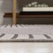 Jonathan Y Arielle Mid-Century Modern Curve Stripe Reversible Washable Dark Gray/Cream 4ft x 6ft Area Rug SVH109A-4 - alternate 7