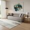 Homeroots 100" Gray Nubuck Leather Sofa 719424 - alternate 5