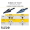Klein Tools Step Drill Bit, Flute, 1/4 to 3/4-Inch QRST03 - alternate 14