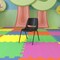 Flash Furniture Black Stack Chair-Black Frame, PK5 5-RUT-12-PDR-BLACK-GG - alternate 6