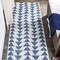 Jonathan Y Andratx Modern Tribal Geometric Blue/Ivory 2 ft. x 10 ft. Indoor/Outdoor Runner Rug SMB126B-210 - alternate 1