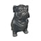 Homeroots 16in Black Polyresin Dog Outdoor Statue 523611 - alternate 5
