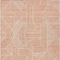 Homeroots 5' X 8' Orange And Ivory Abstract Washable Indoor Outdoor Area Rug 594948 - alternate 6