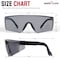 Bison Life Boxer Black Temples, Safety Glasses, Anti-Fog & Anti-Scratch, Gray/Black Lens ZH-BXSG-GYLBKT-MS16 - alternate 6