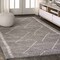 Jonathan Y Zaina Moroccan Beni Souk Gray/Cream 4 ft. x 6 ft. Area Rug MOH203C-4 - alternate 7