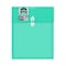 C-Line Products 8-1/2" x 11" Assorted Reusable Top Load XL Poly Envelope with String Closure, 24EA/DS, 6DS/CT 58020-DS - alternate 8