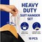 Lifemaster Solid Wooden Hanger Set, Non-Slip, 360 Deg Swivel Hook, Space-Saving, 10PK LMSUWD10 - alternate 5