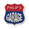 Signmission Philip's Garage, 6 Inch X 6 Inch, Plastic Sign SHI-P-6-383-PHILIP - alternate 1