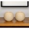 Homeroots Set of Two Beige Round Flameless Designer Candle, 2PK 517662 - alternate 3