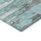 Homeroots 8' X 10' Teal Blue Charcoal And Silver Abstract Washable Indoor Outdoor Area Rug 582413 - alternate 6