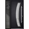 Vdomdoors Steel Door Deux 6500 Black Sidelight Exterior Window Stainless Inserts Single Modern Painted-W36+14 DEUX6500EXD-BLK-W36+14 x H80-Left-hand Inswing - alternate 5