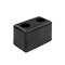 Mytee Products 6inx3 1/2inx3 1/2in Rectangular Rubber Dock Bumper with 2 Holes - Impact Resistant TRLB-3001 - alternate 1