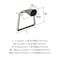 Amerock St. Vincent Brushed Nickel Contemporary 5-9/16 in 141 mm Length Towel Ring BH36042G10 - alternate 5