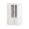 Homeroots 71" White Wood Four Door Corner Combo Dresser 617973 - alternate 10