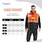 Protectx Winter Safety Vest, Class 2 High Visibility with Pockets, Orange ST-WV300D-ORBK-L - alternate 6