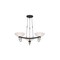 Troy Lighting Arturo 30in wide 3 Light Chandelier in Textured Bronze W/ Hl F1730-TBZH - alternate 1