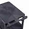 Luxor Utility Cart with Lipped Plastic Shelves, Polyethylene, 400 lb Load Capacity, 3 Shelves, 24 in L HE34-B - alternate 11