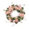 Homeroots 35" Pink And Green Hydrangea Artificial Wreath 634650 - alternate 1