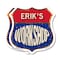 Signmission Erik's Workshop, 6 inch X 6 inch, Plastic Sign, 2PK SHI-P-2PACK-6-489-ERIK - alternate 1