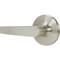 Steel Pro Brushed Nickel Straight Passage Door Lever LHX203B - alternate 4