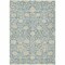 Homeroots 10' X 14' Sky Blue And Beige Floral Washable Indoor Outdoor Area Rug 603454 - alternate 6