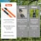 Vevor Manual Pole Saw Extendable Tree Pruner 7.3-27 ft Fiberglass Pole Scissors GZJDJZ-8m8 - alternate 5