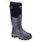 Dryshod Mens Haymaker Gusset Farm Boots, Rubber, Waterproof, Black, Pull On, Size 10 HAYG-MH-BK-010 - alternate 6