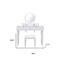 Homeroots 39" Silver Wood Two Drawer Dresser 714260 - alternate 5