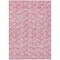 Homeroots 5' X 8' Pink And Ivory Geometric Washable Indoor Outdoor Area Rug 583379 - alternate 6