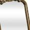 Homeroots 12" Gold Solid Solid Wood Scalloped Framed Makeup Shaving Tabletop Mirror 716308 - alternate 6
