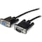 Startech.Com 2M BLACK STRAIGHT THROUGH DB9 RS232 SERIAL CABLE - DB9 RS232 SERIAL EXTENSION CABLE - MALE TO MXT1002MBK - alternate 1