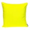 Homeroots 20" Yellow Cotton Throw Pillow 529316 - alternate 4