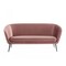 Homeroots 75" Coral Sofa With Black Legs 480909 - alternate 1