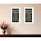 Homeroots Set Of Two Family Recipe White Framed Print Wall Art, 2PK 405658 - alternate 3