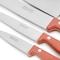 Martha Stewart Everyday Keswick 7 Piece Stainless Steel Cutlery and Wood Block Set in Coral 141048.07 - alternate 4