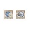 Homeroots Set Of Two The Farmhouse Blues 1 White Framed Print Wall Art, 2PK 408022 - alternate 1