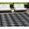 Homeroots 10' X 14' Charcoal Geometric Washable Indoor Outdoor Area Rug 577036 - alternate 1
