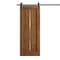 Sartodoors Modern Barn Door 36 x 96 inches, Ego 5014 Cognac Oak Veneer, 6.6FT Rail Track Heavy Hardware Set ,  EGO5014BD-B-DKO-3696 - alternate 1