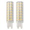 Bulbrite 70-Watt Equivalent Dimmable Clear Mini T6 Bi-Pin G9 LED Mini Light Bulb, 2700K, 2PK 862644 - alternate 1