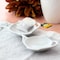 Our Table Simply White 6 Piece Teapot Ceramic Tea Bag Caddy Dish Set in White 133050.01 - alternate 5