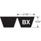 Gates Banded Cogged V-Belt, Tri-Power PowerBand, BX58, BX, EPDM, 61 in, 0.66 in Top Width 4/BX58 - alternate 5