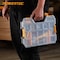 Powertec Stackable Tool Box Organizer with Removable Dividers - 17 Compartments, Interlocking - 2PK 72118-P2 - alternate 5