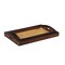Homeroots Set Of Three 20in Brown Rectangular Woven Wood Tray With Handles 483310 - alternate 8