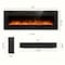Edendirect 42 in. Freestanding Smart Electric Fireplace in Black, with Wall Mount, Adjustable Brightness, Remote ZR-49718673340 - alternate 7