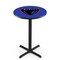 Holland Bar Stool Co 36" Blk Wrinkle DePaul Pub Table, 36" dia. Top L211B3636DePaul - alternate 1